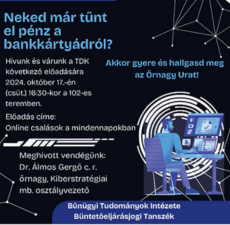 Az online csalások a mindennapokban (2024.10.17.)